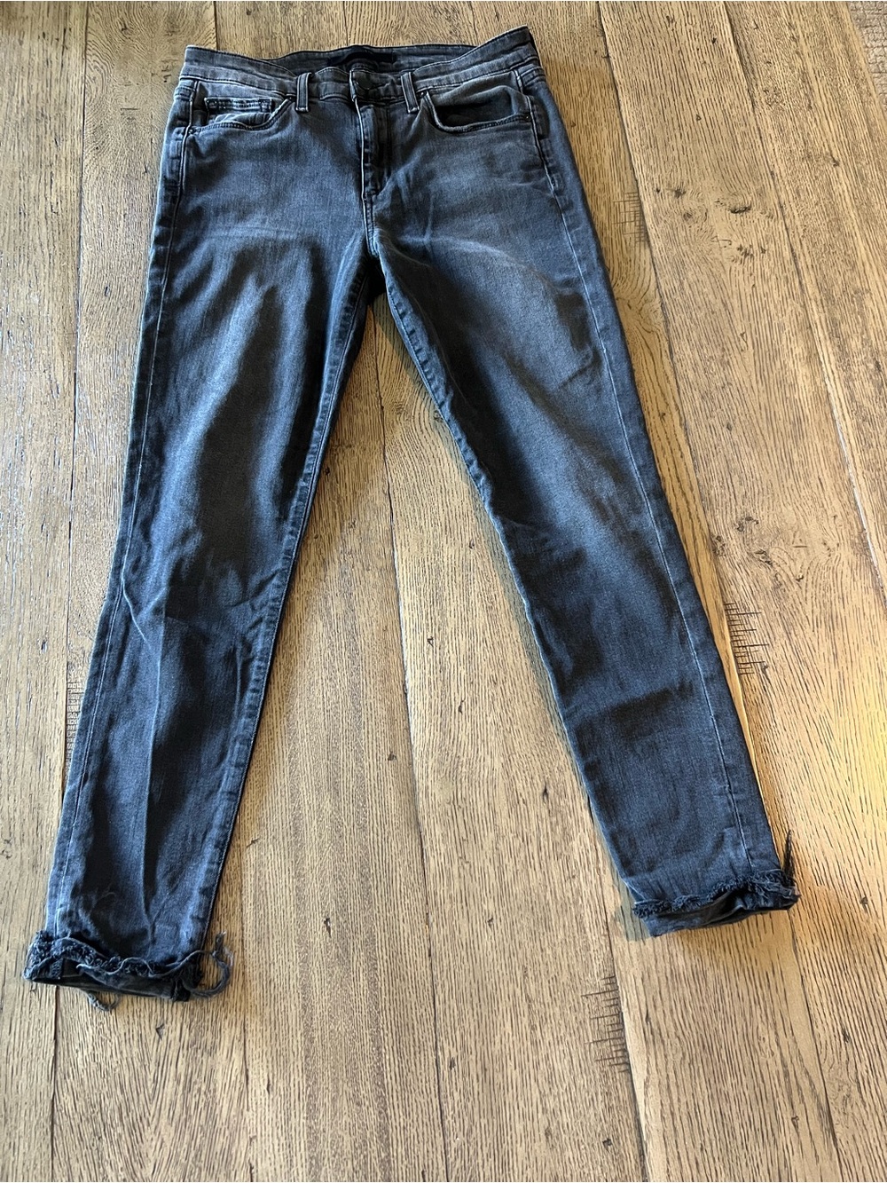 JOE’S Jeans Skinny Crop W28 Black Gray Distressed Jeans
